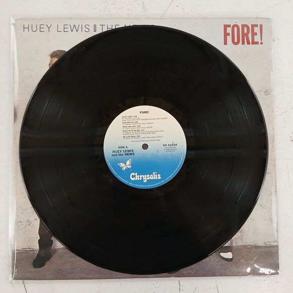 Huey Lewis and the News Fore! 1986 Vinyl Record Album LP Chrysalis OV-41534 - Picture 6 of 8
